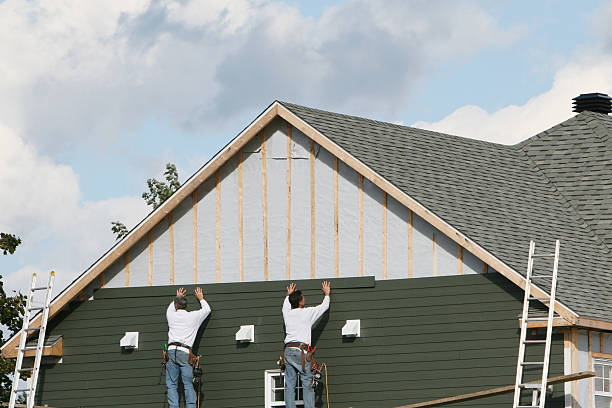 Professional Emergency Siding Repair technician working in Jonestown, TX